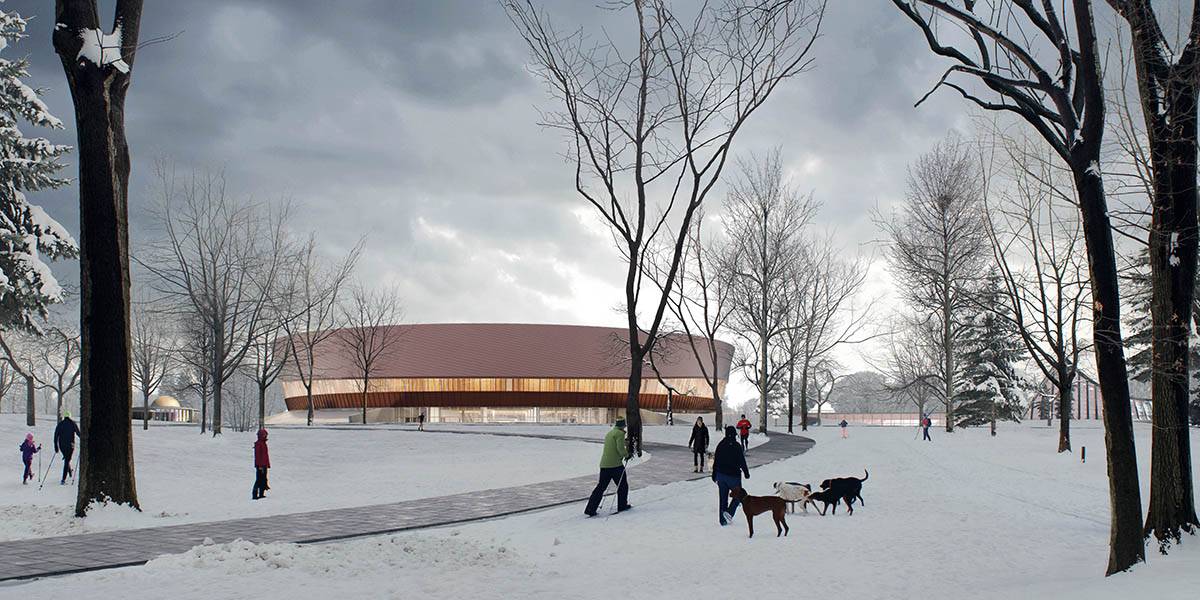 Coronation Park Sports & Recreation Centre by hcma & Dub Architects in conjunction with FaulknerBrowns Architects © VISMO, courtesy of hcma + Dub Architects