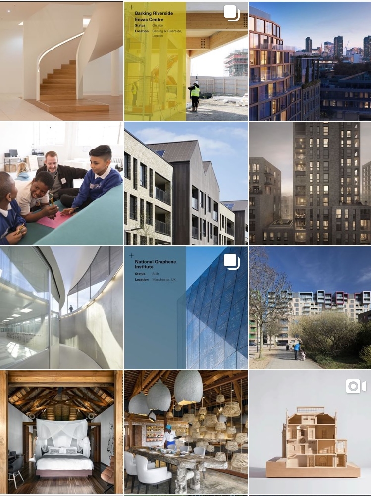 Best architecture and design Instagram grid