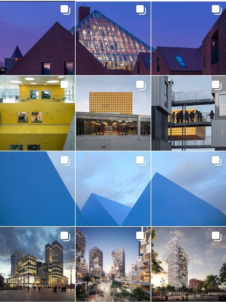 Best architecture and design Instagram grid