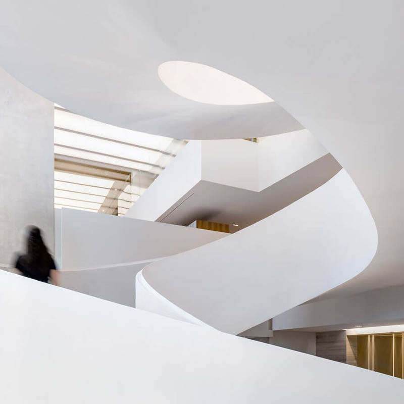 Most elegant spiral staircases in contemporary architecture