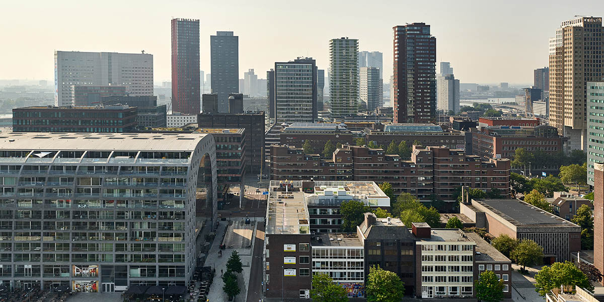 a new high-rise building in Rotterdam by Barcode Architects