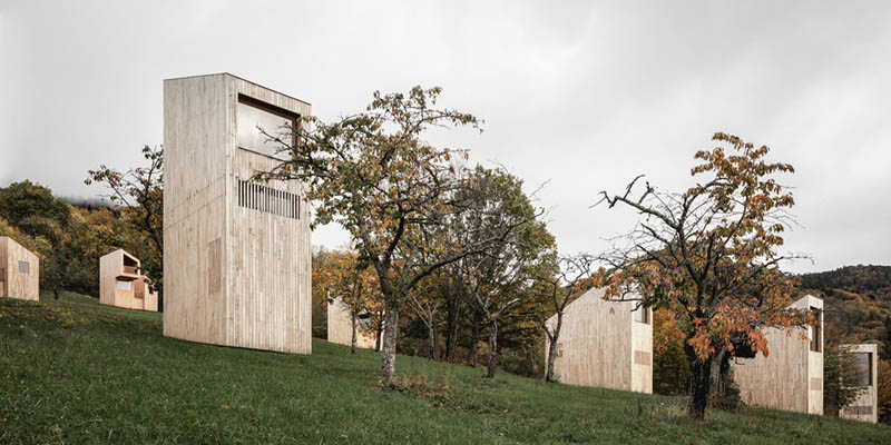 Breitenbach Landscape Hotel timber buildings