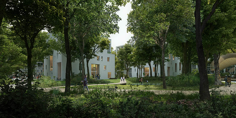 Powerhouse Compnay Houben/Van Mierlo, Vector-i and DELVA Landscape Architects and Urbanists design Holt in Groningen