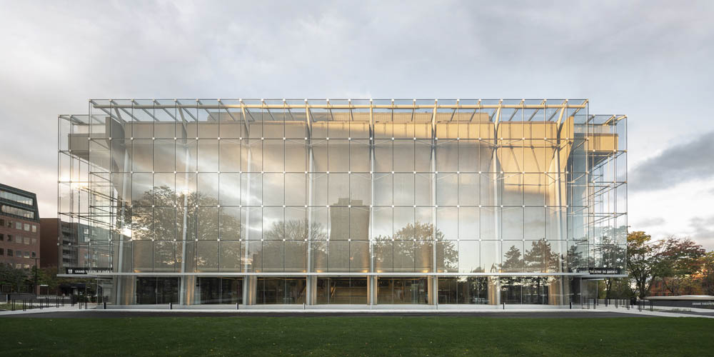 A new sustainable glass envelope for the Grand Théâtre de Québec