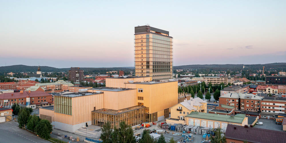 Sara Cultural Centre, Skellefteå, Sweden, by Skellefteå Municipality, HENT AS, White Arkitekter