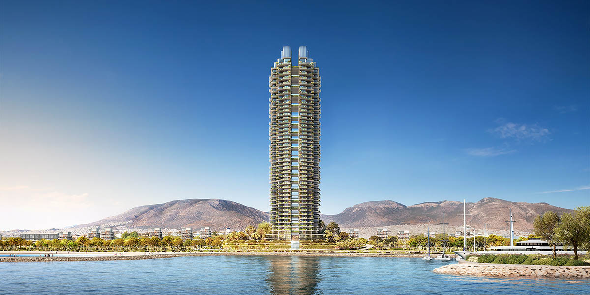 Ellinikon Marina Tower by Foster + Partners