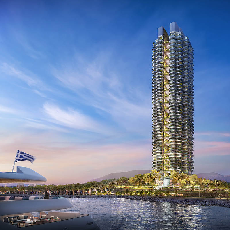 Ellinikon Marina Tower by Foster + Partners