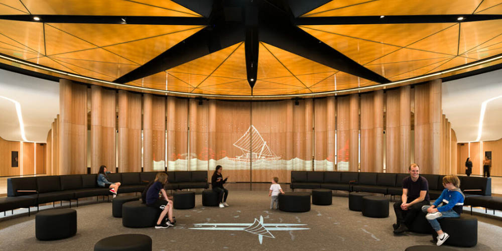 Te Ao Marama South Atrium by fjmtstudio, Jasmax and designTRIBE copia