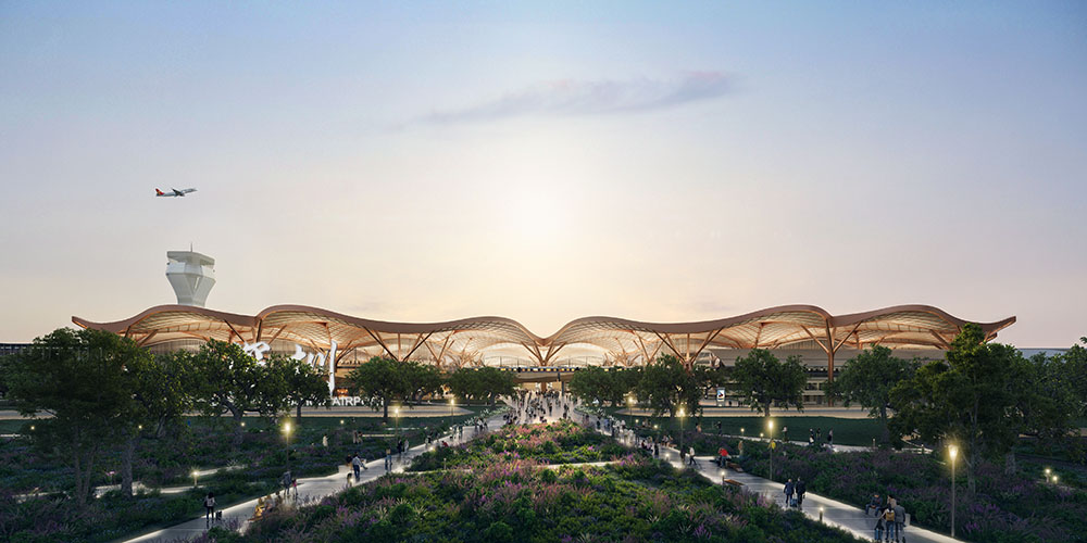 Shenzen Airport East Integrated Transport Hub by Grimshaw © Grimshaw World Architecture Festival 2024