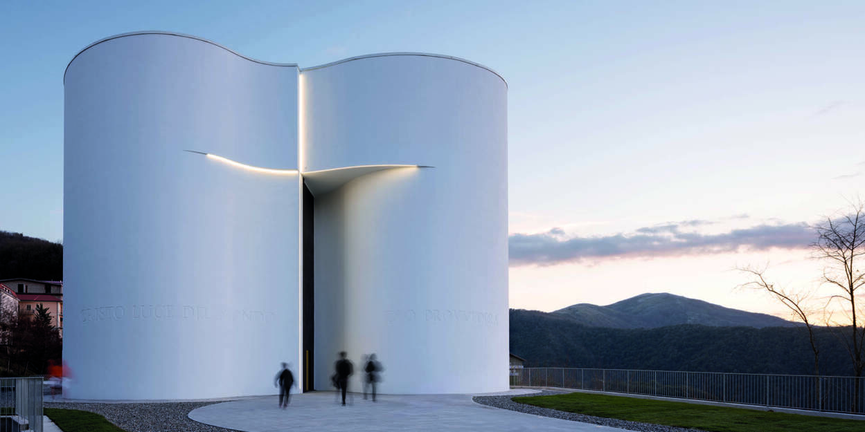 Santa Maria Goretti Church by Mario Cucinella Architects © Duccio Malagamba WAF23 Category Winners